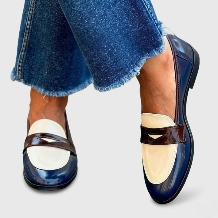 Claudia™ | Two-Tone Moccasins