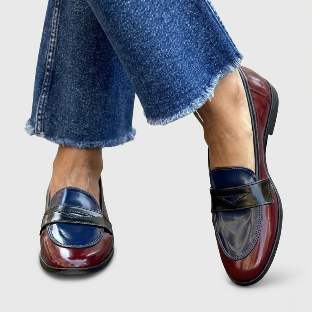 Claudia™ | Two-Tone Moccasins