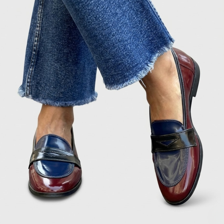 Claudia™ | Two-Tone Moccasins