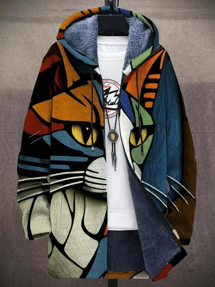 Katrijn | Hooded Artistic Cardigan