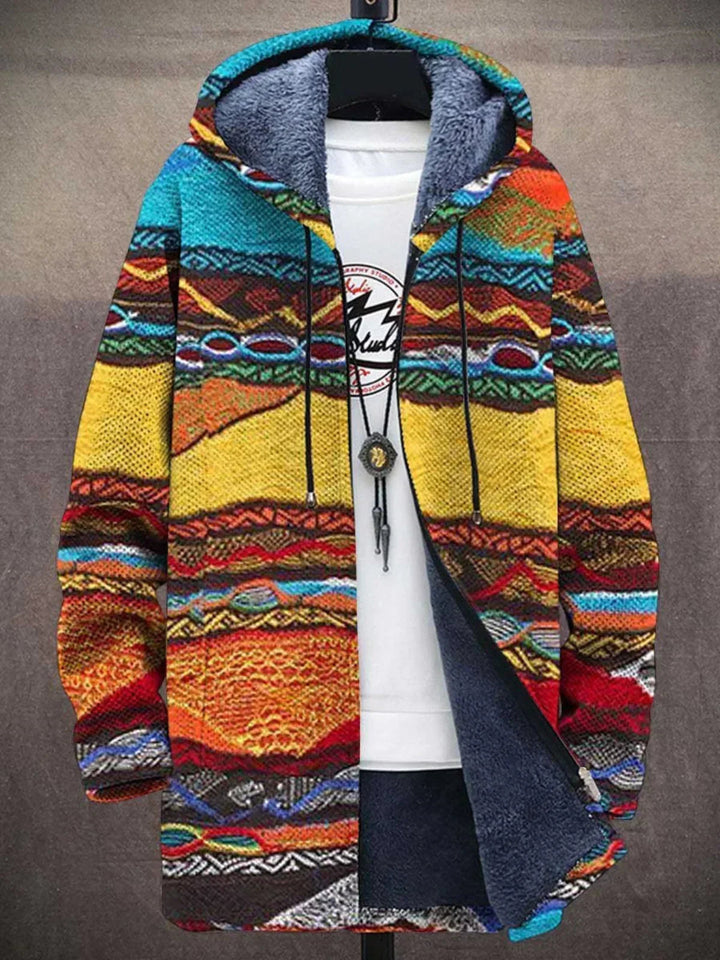 Katrijn | Hooded Artistic Cardigan