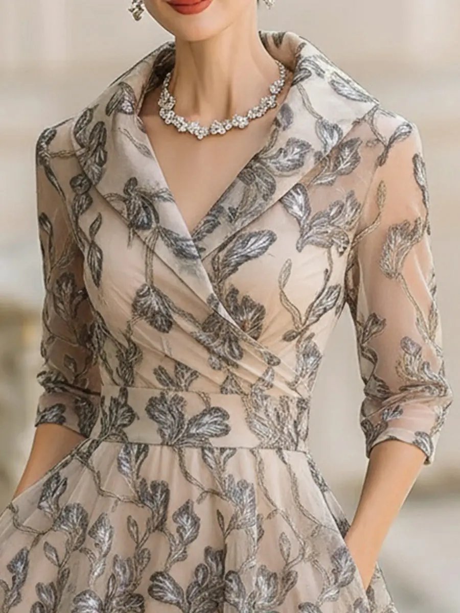 Elena - Elegant Lace Dress