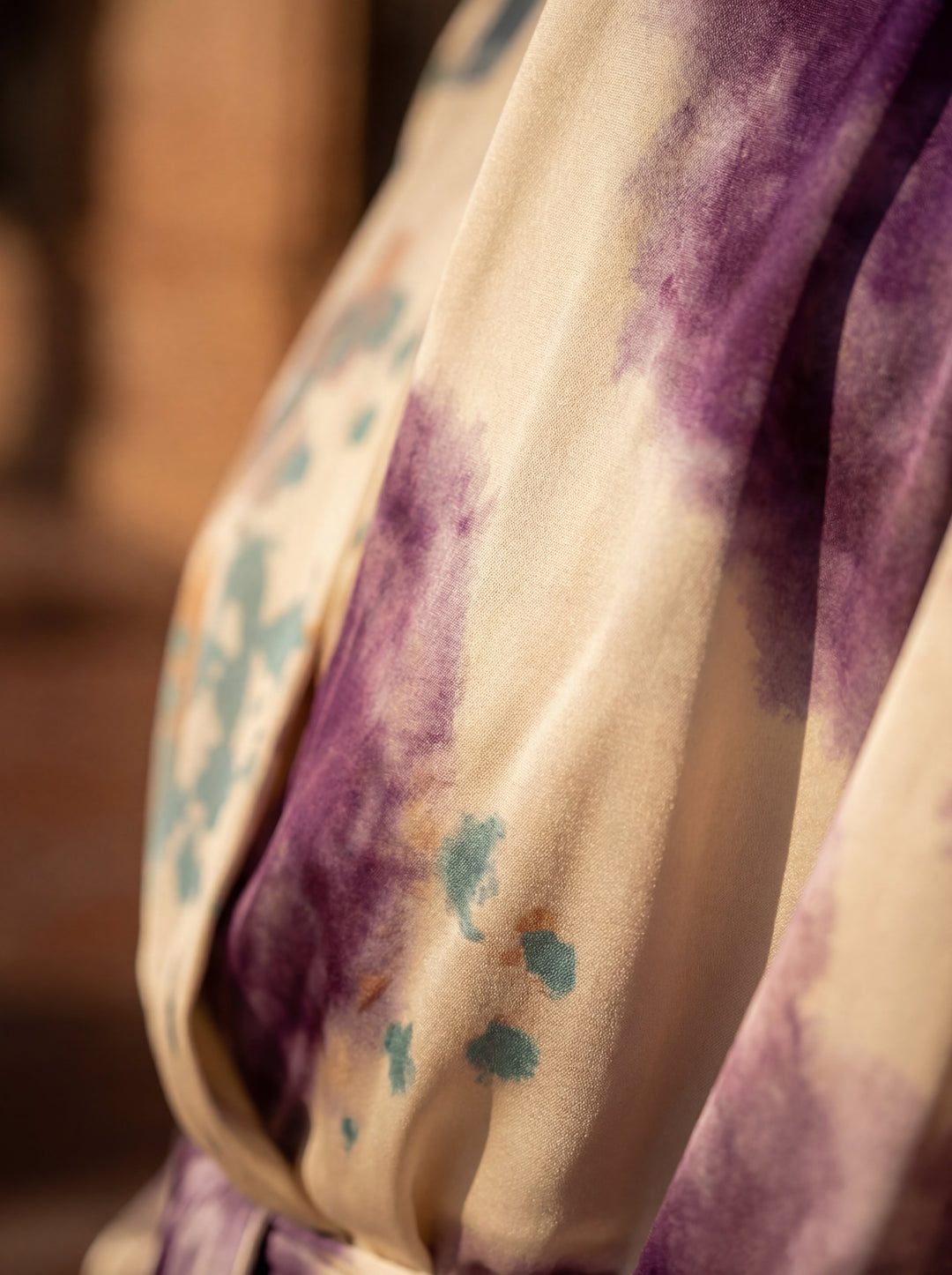 Valeria – Luxury Watercolour Pattern Dress
