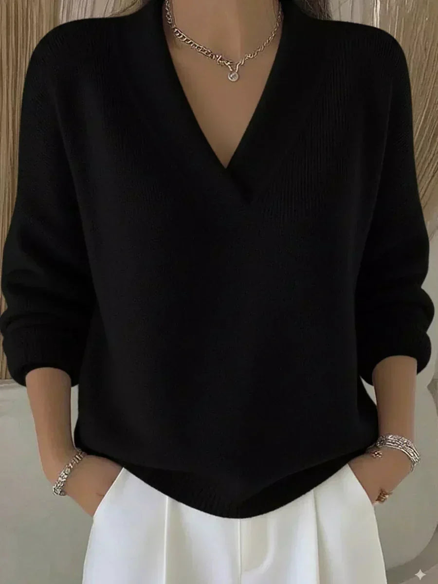Manon | V-Neck Relaxed Jumper