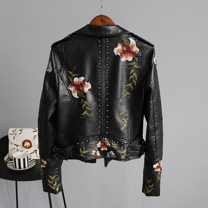 Ella™ | Faux Leather Jacket