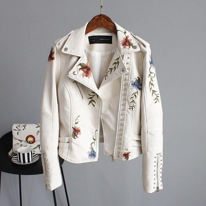 Ella™ | Faux Leather Jacket