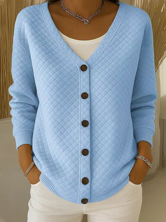 Leonor | Button-Up Knitted Jacket