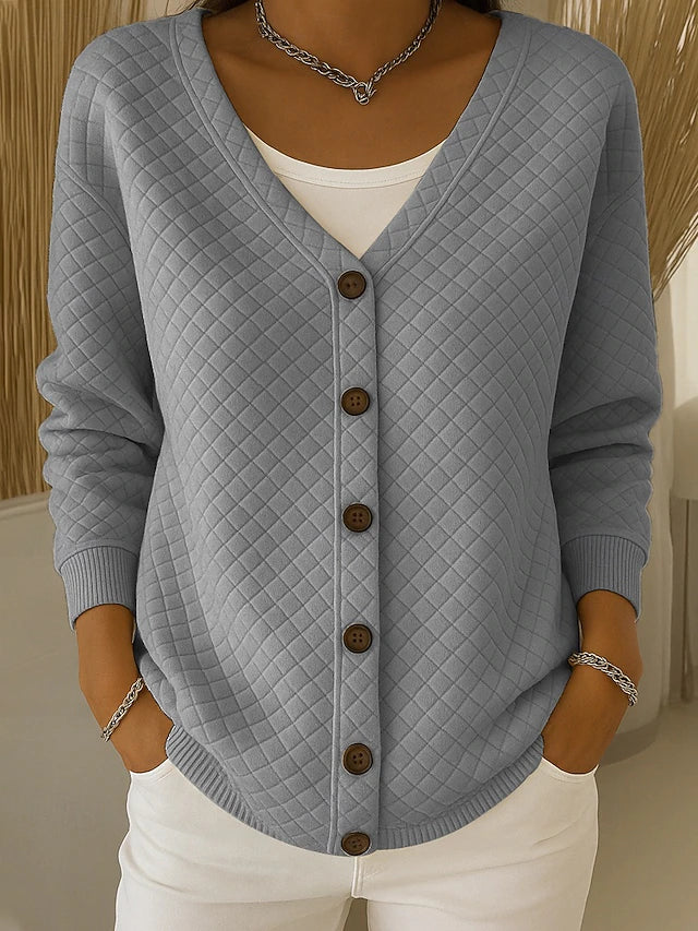 Leonor | Button-Up Knitted Jacket