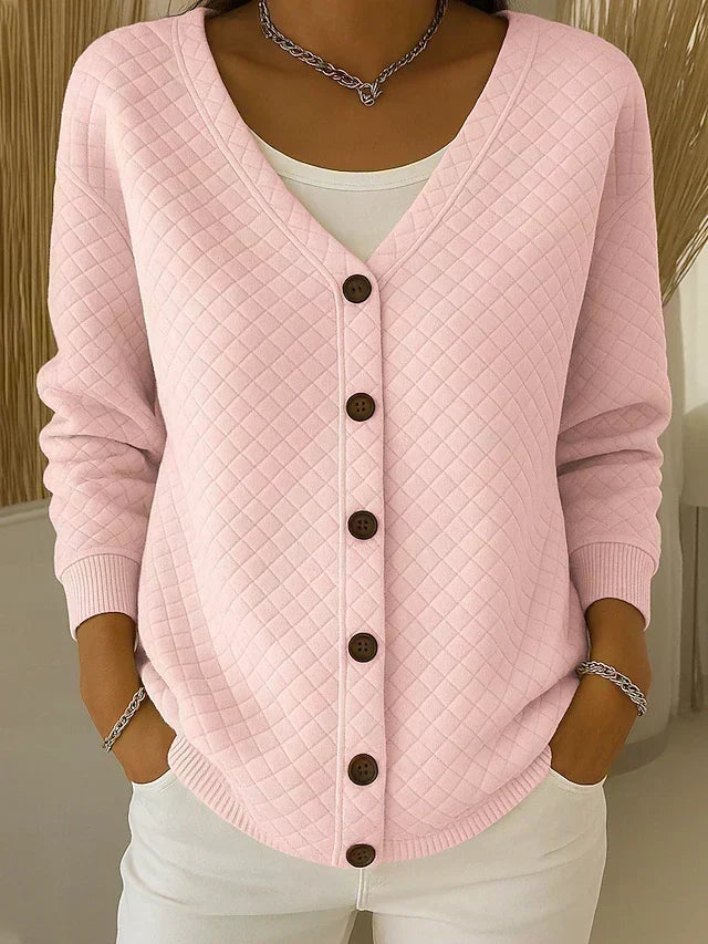 Leonor | Button-Up Knitted Jacket