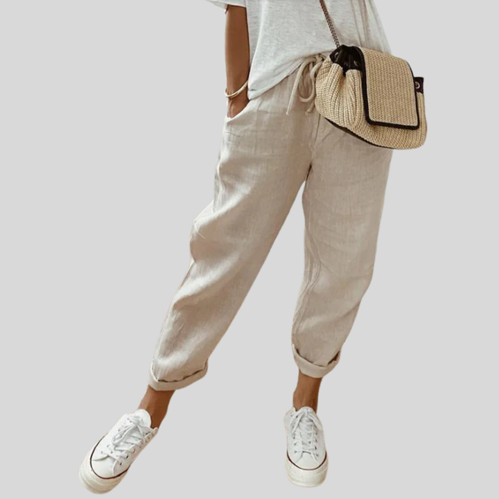 Elegant Fluid Trousers with Comfort