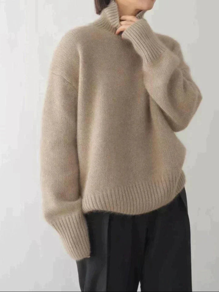 Amaya | Luxurious Cashmere Roll Neck Sweater