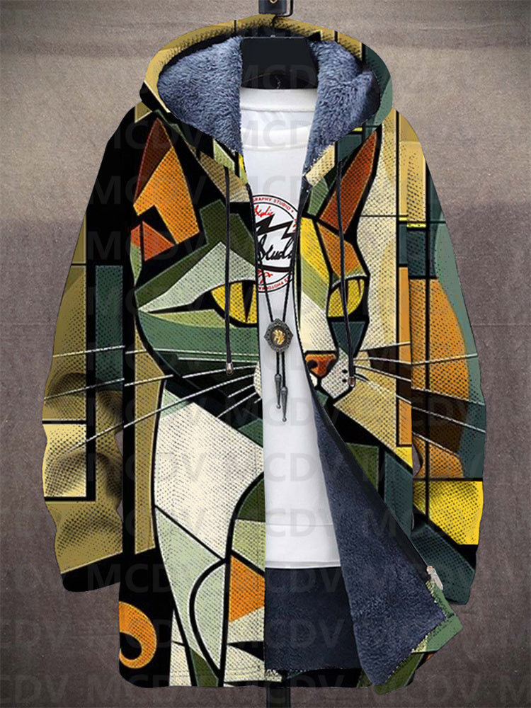 Els | Artful Hooded Cardigan with Soft Lining