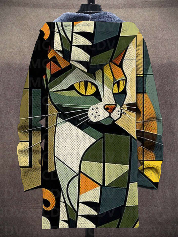 Els | Artful Hooded Cardigan with Soft Lining