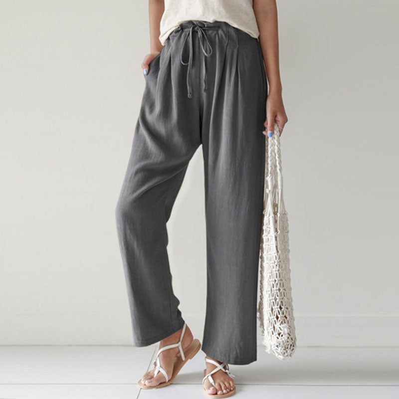 Vara - Relaxed Drawstring Trousers