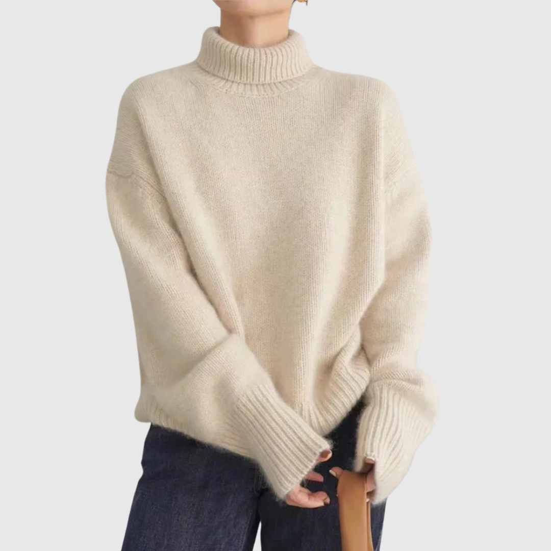Amaya | Luxurious Cashmere Roll Neck Sweater
