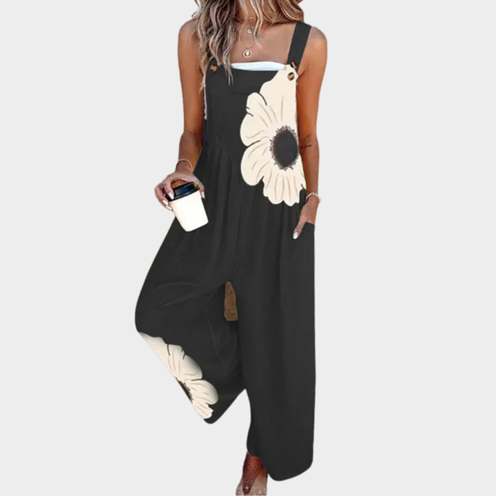 Stylish Printed Dungarees