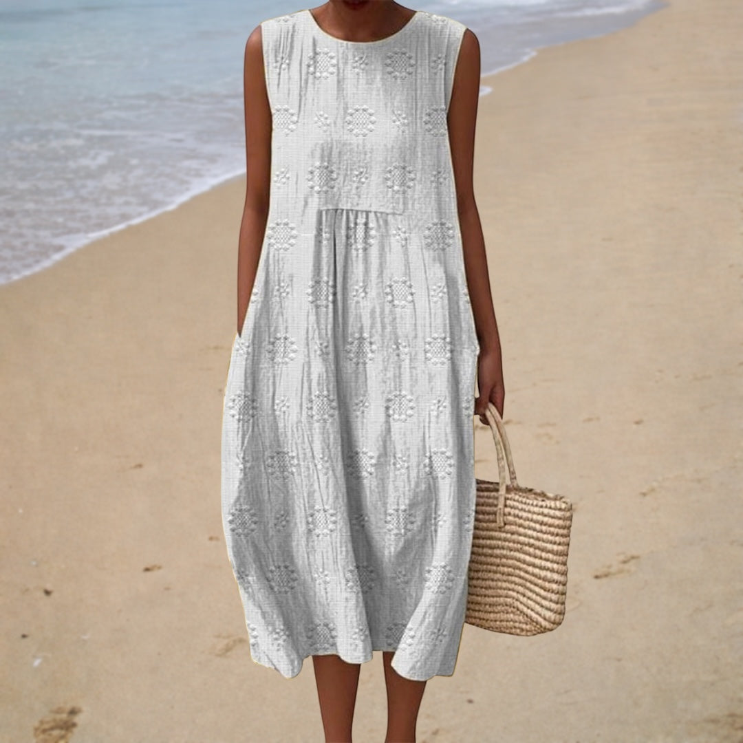 Relaxed Sleeveless Summer Dress