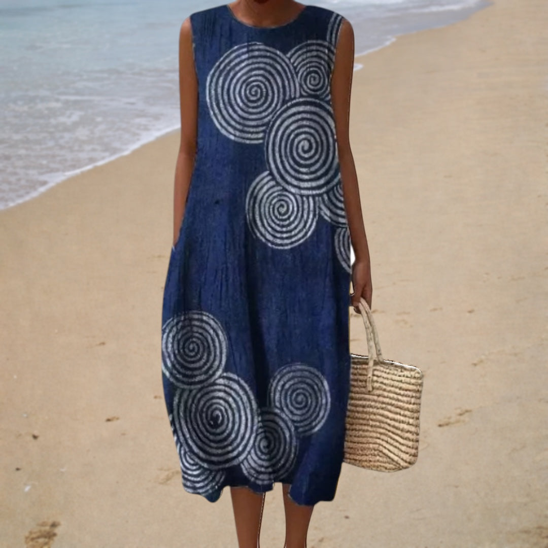 Relaxed Sleeveless Summer Dress