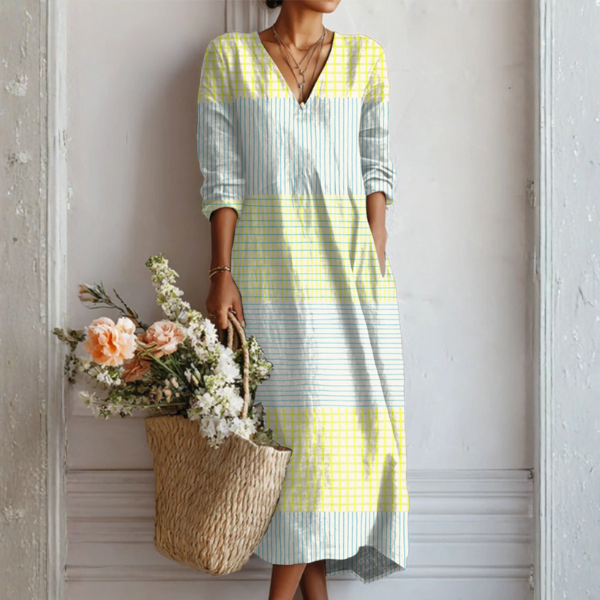 Olivia™ | Crinkled Linen Dress