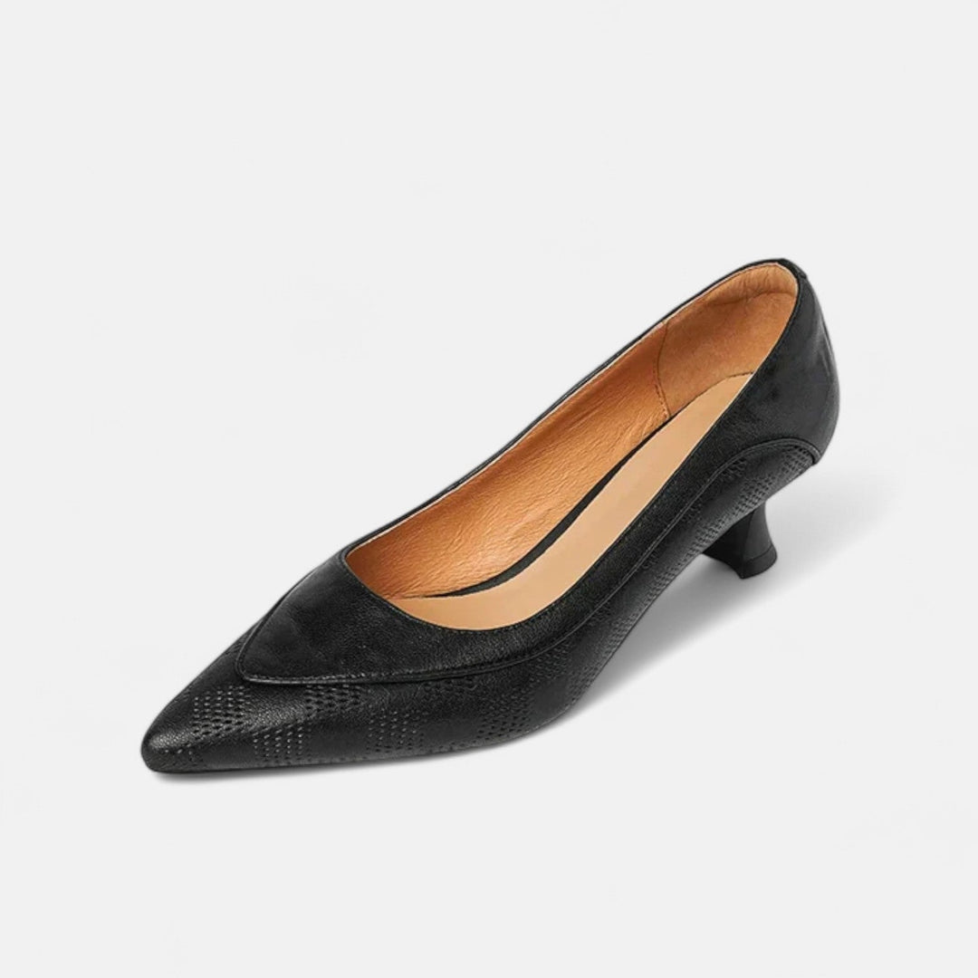 Amara Leather Heeled Shoes