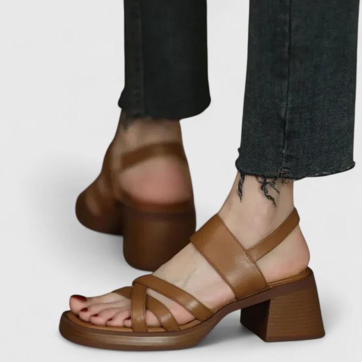 Celeste - Chic Crossed Sandals