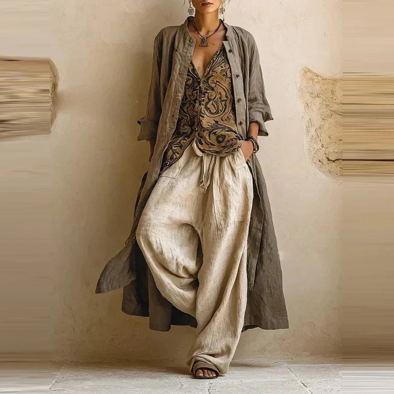 Florence Linen Blend Outfits