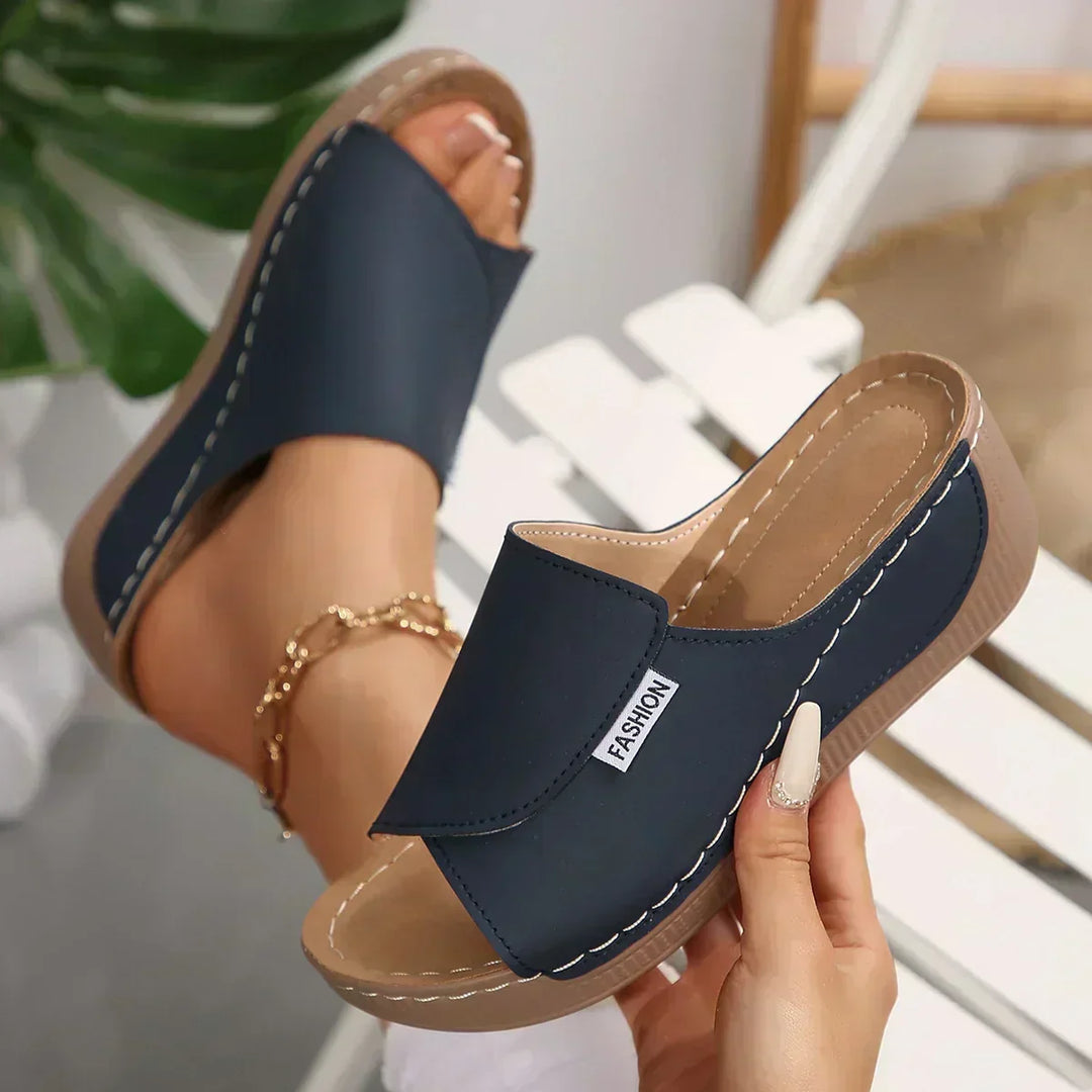 Rumi - Orthopaedic Wedge-Heel Sandals