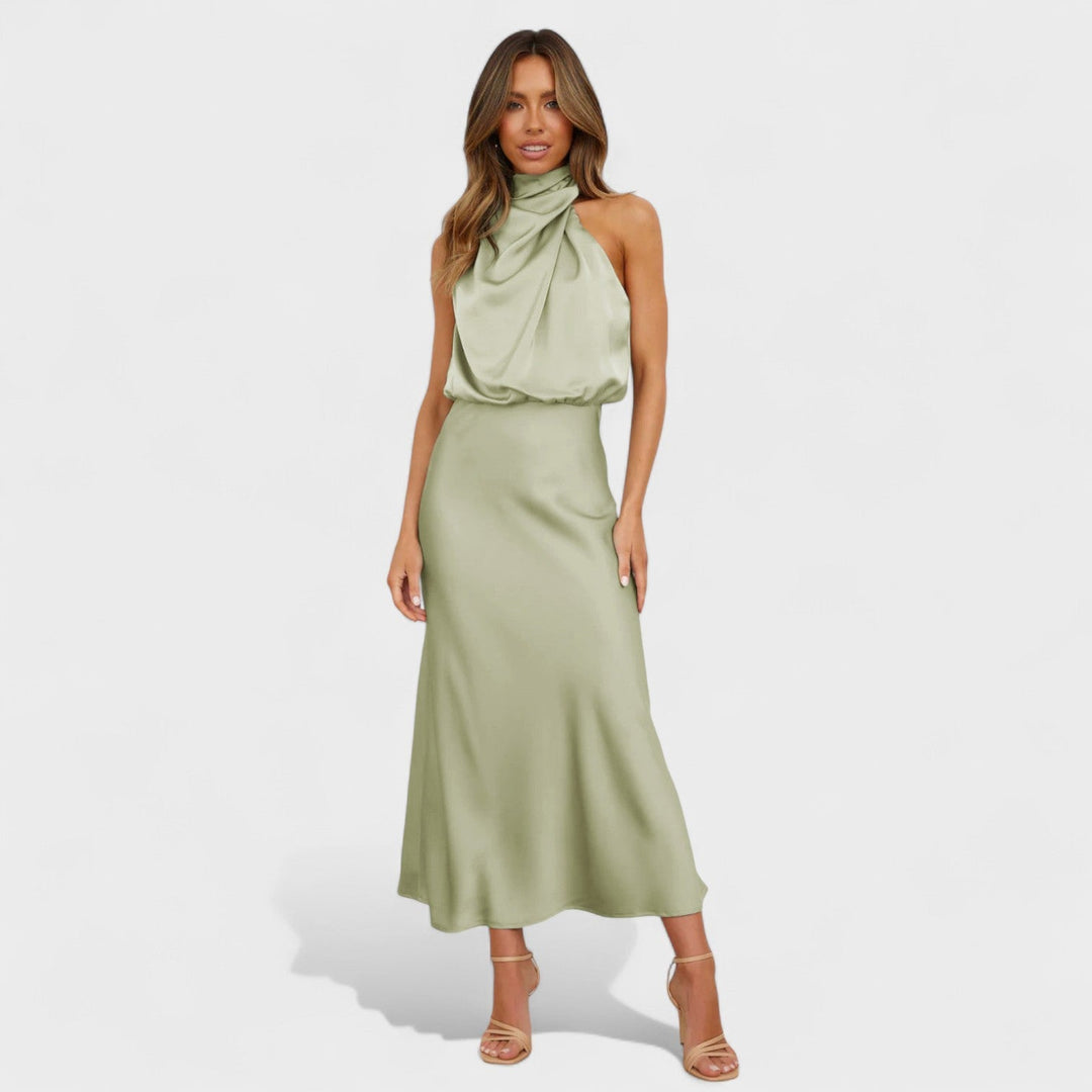 Alda - Elegant Satin Gown