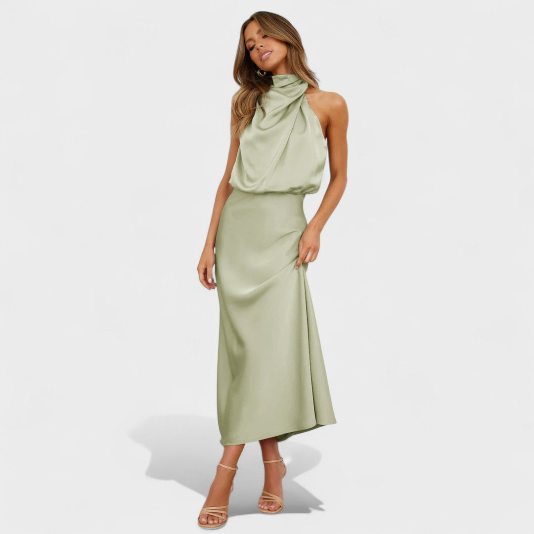 Alda - Elegant Satin Gown