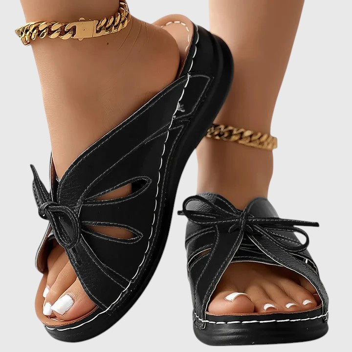 Darcy - Elegant Ribbon Sandals