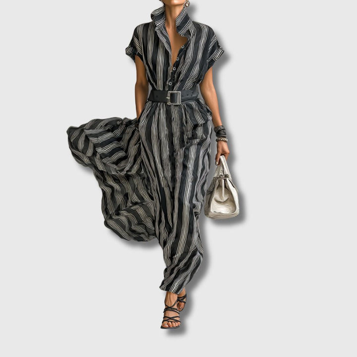 Sanja – Elegant Chiffon Maxi Dress
