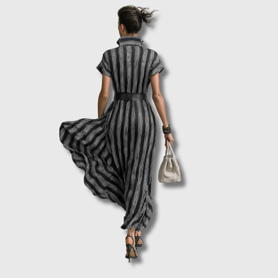 Sanja – Elegant Chiffon Maxi Dress
