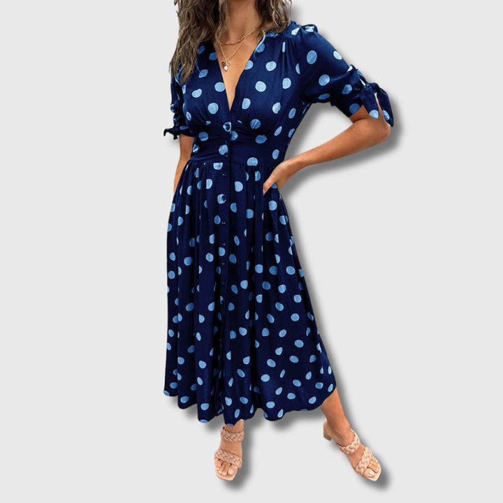 Monique – Women's Vintage Polka Dot Dress
