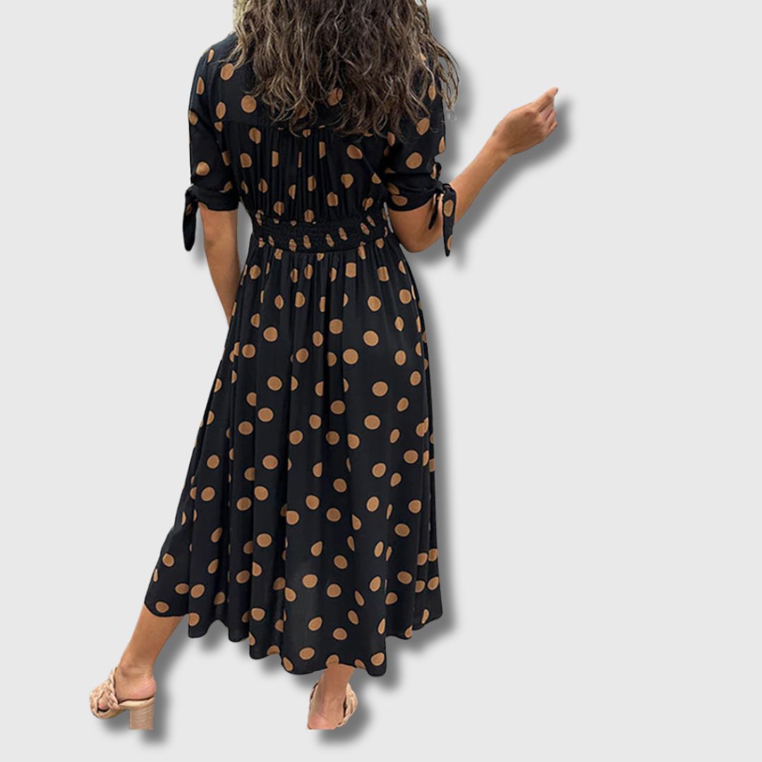 Monique – Women's Vintage Polka Dot Dress