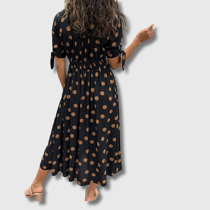 Monique – Women's Vintage Polka Dot Dress