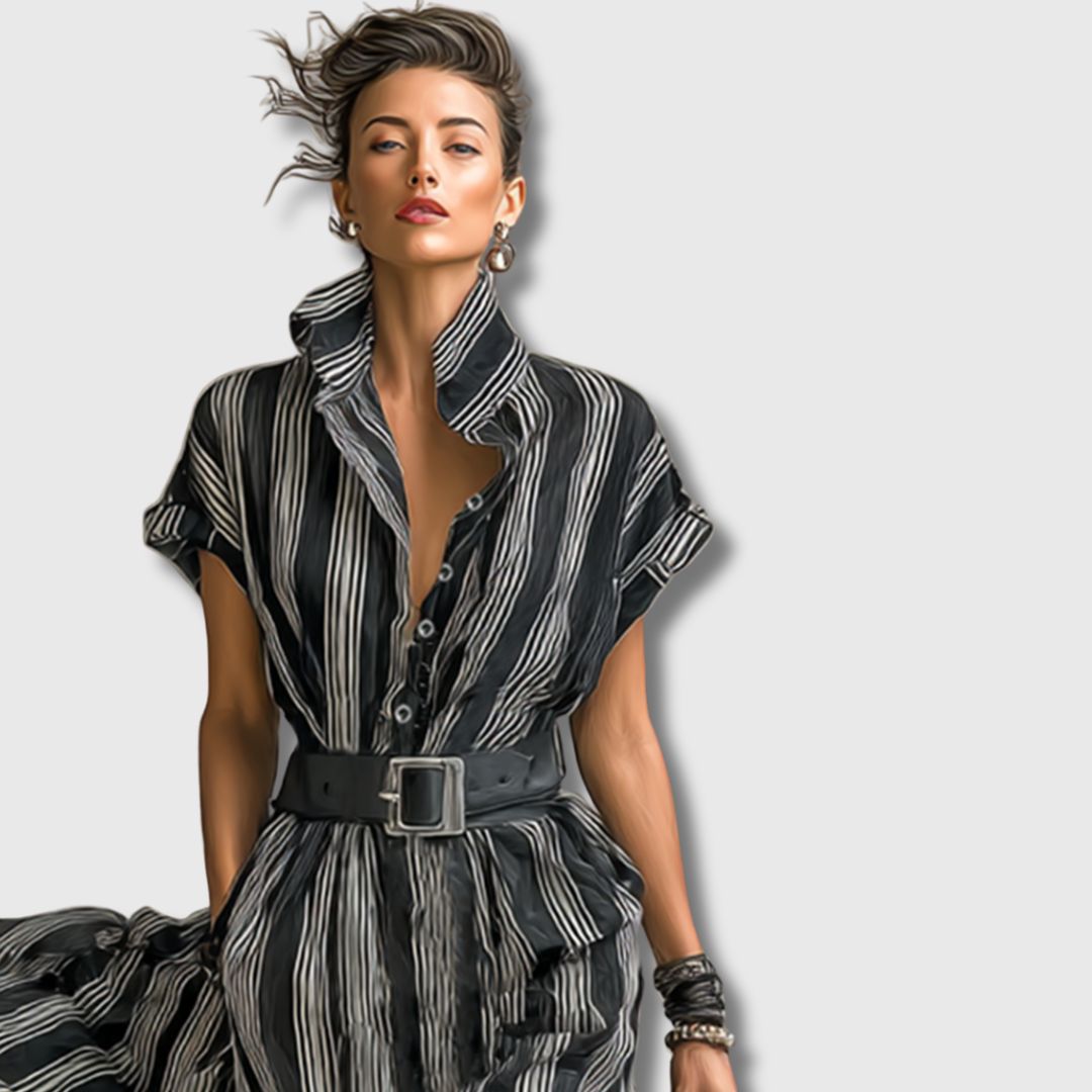 Sanja – Elegant Chiffon Maxi Dress