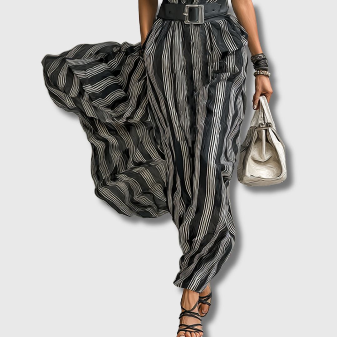 Sanja – Elegant Chiffon Maxi Dress