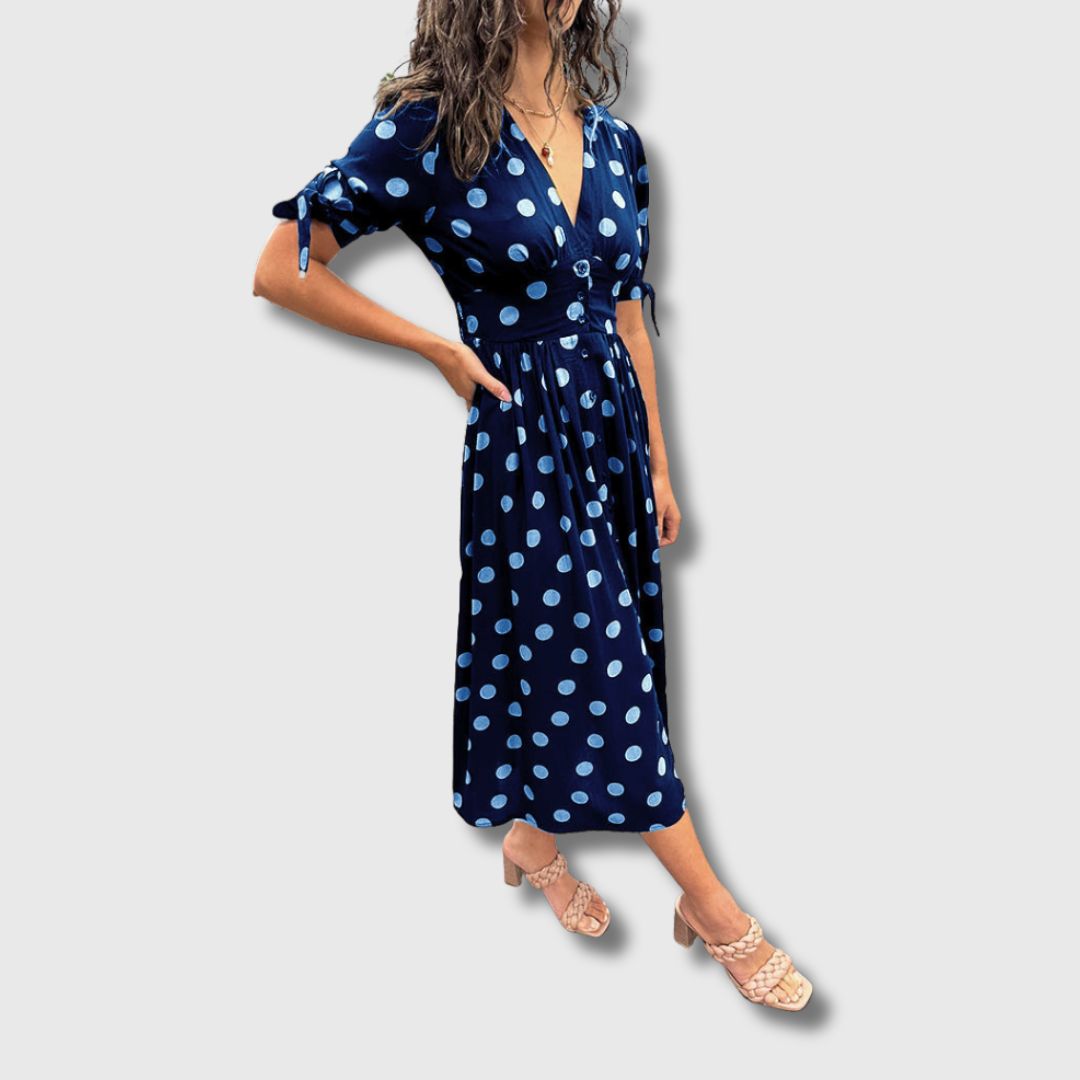 Monique – Women's Vintage Polka Dot Dress