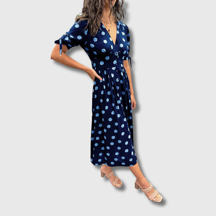 Monique – Women's Vintage Polka Dot Dress
