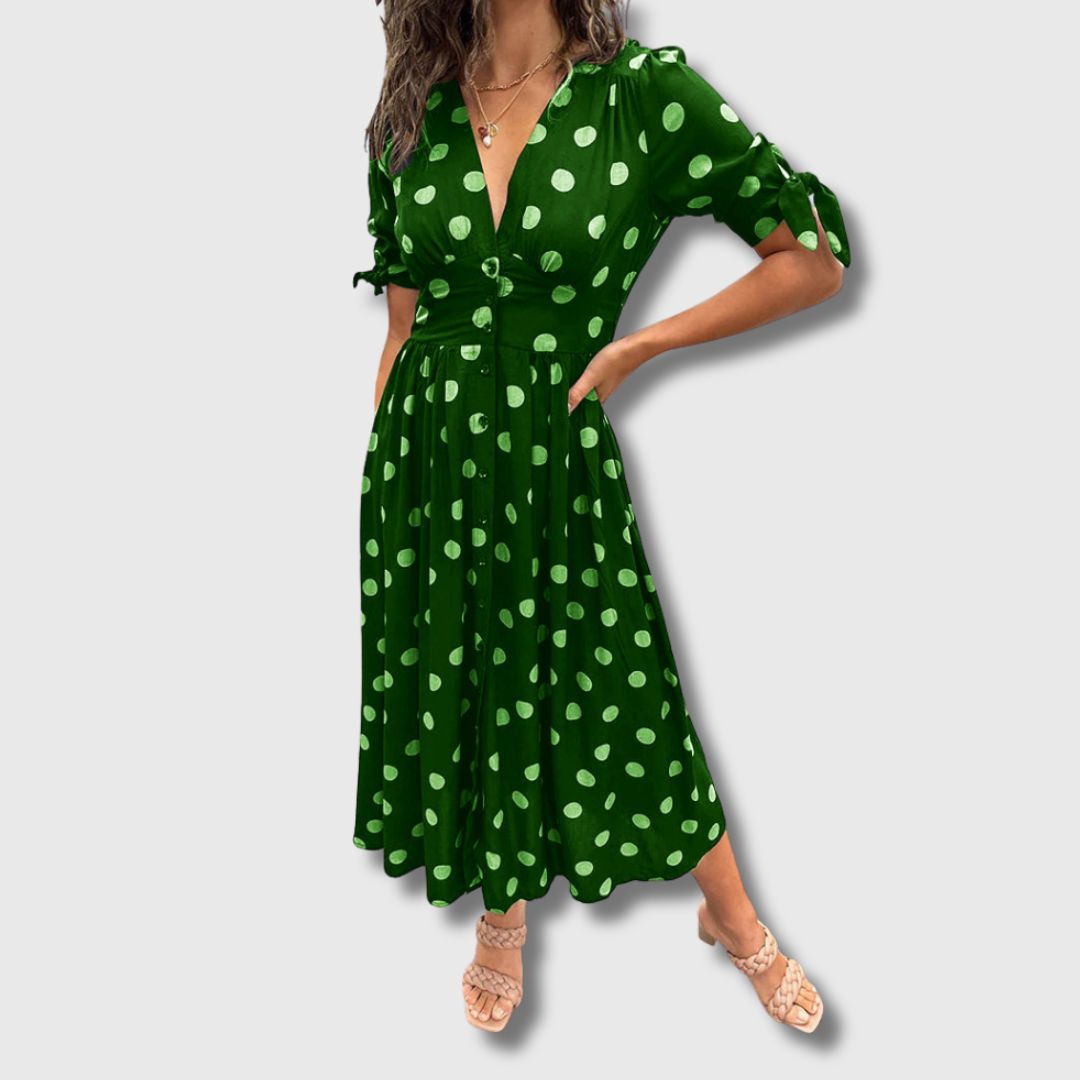Monique – Women's Vintage Polka Dot Dress