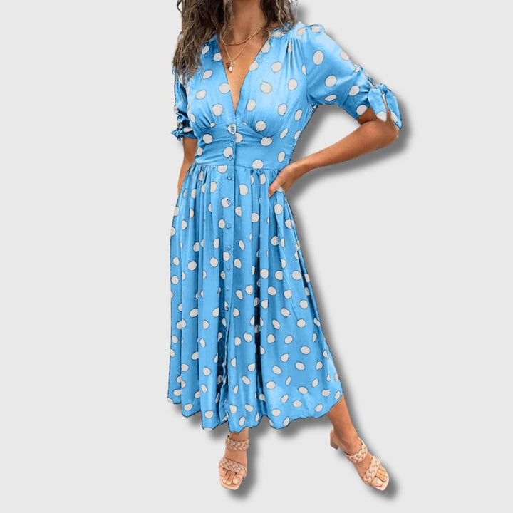 Monique – Women's Vintage Polka Dot Dress