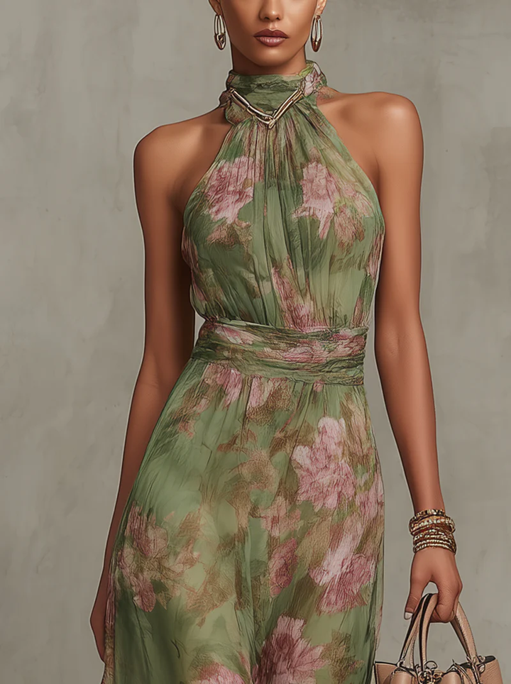 Sophie – Elegant Floral Maxi Dress