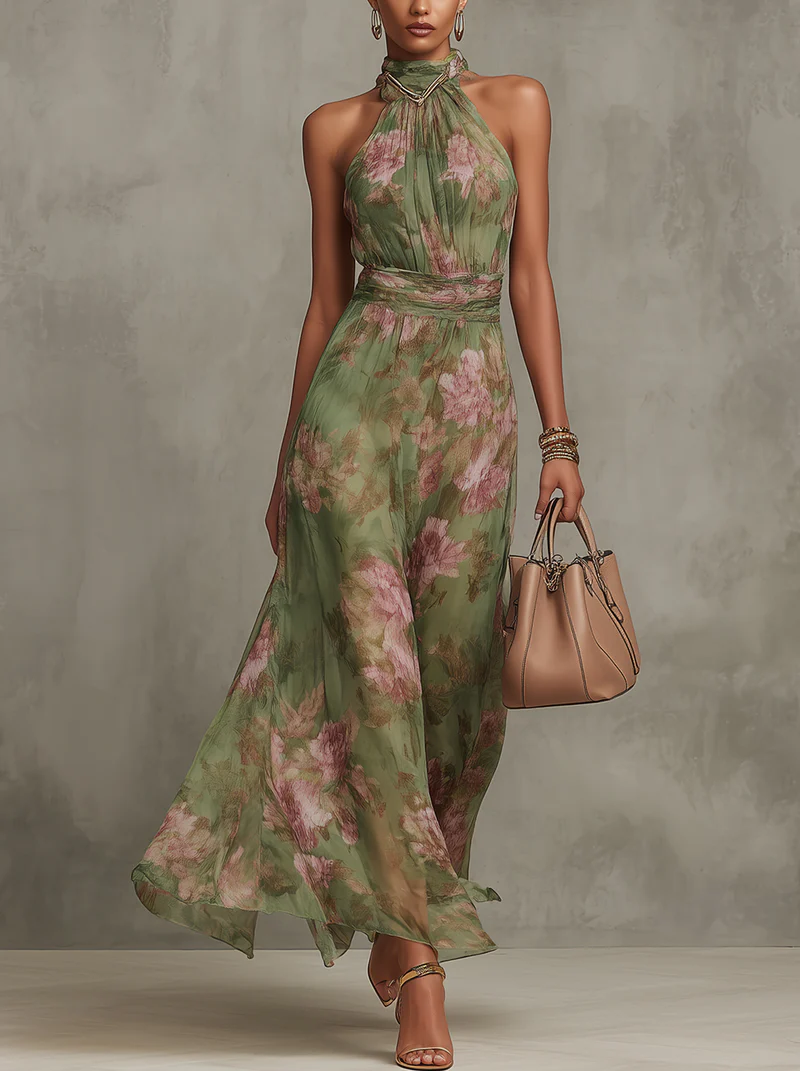 Sophie – Elegant Floral Maxi Dress