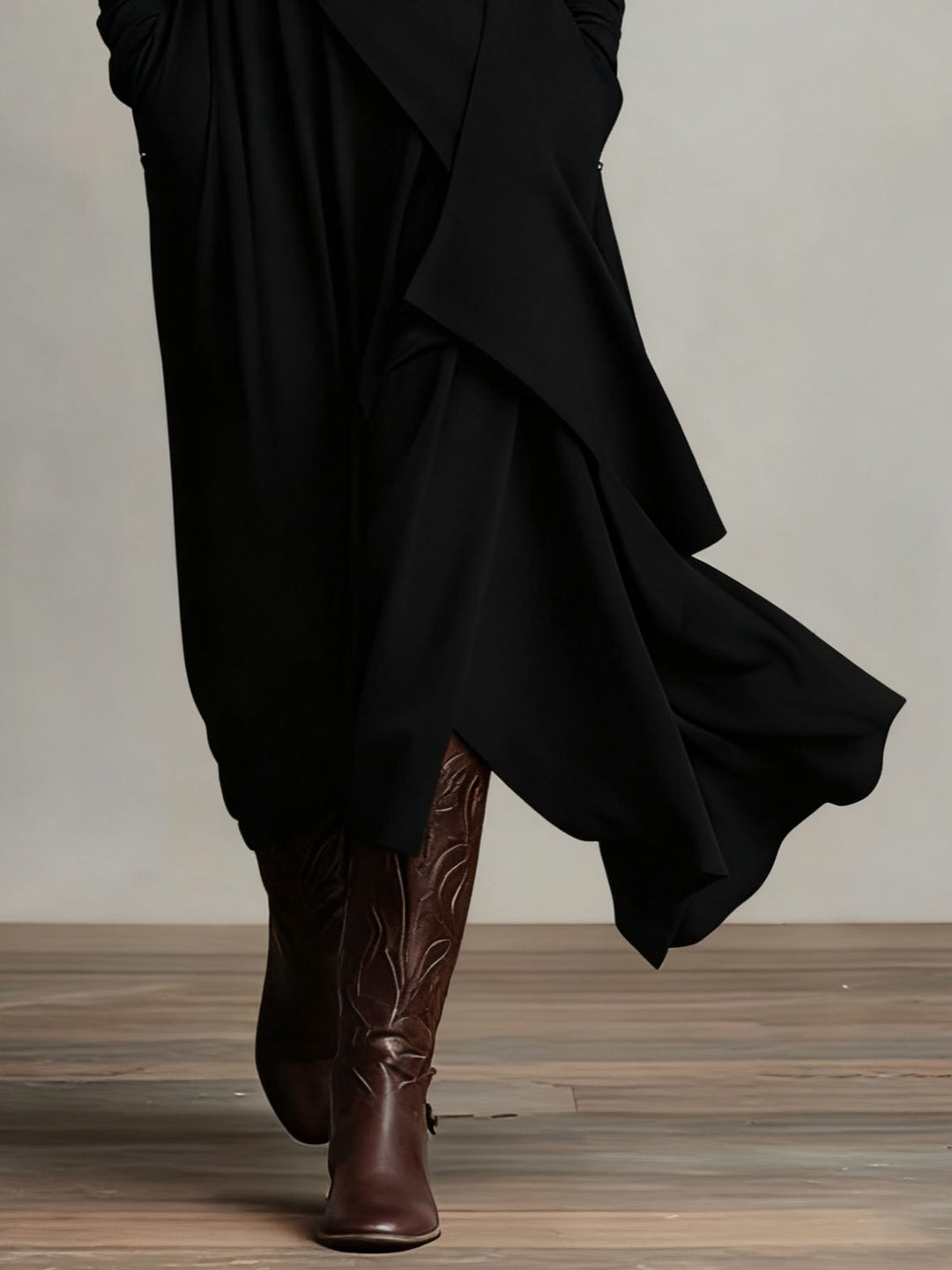 Arielle | Vintage Asymmetrical Collar Dress