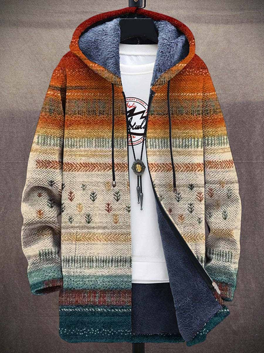 Linde | Hooded Warm Lined Cardigan