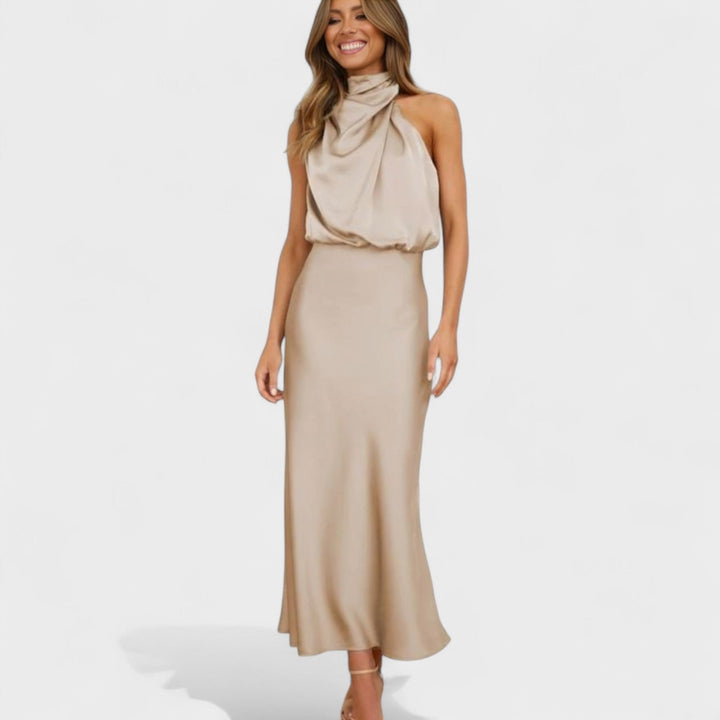 Alda - Elegant Satin Gown