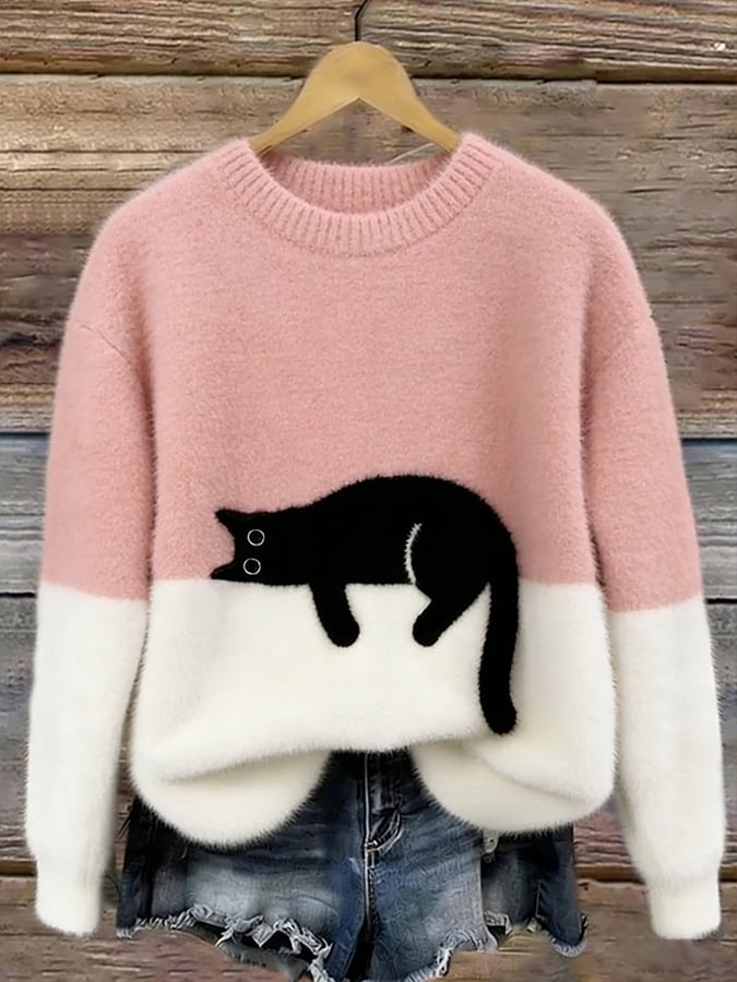Chic Cat Sweater