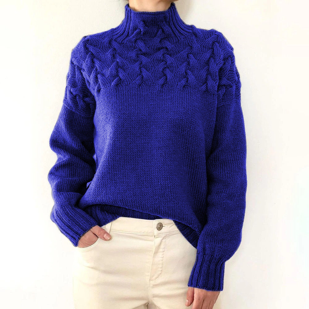 Elena | High Neck Sweater