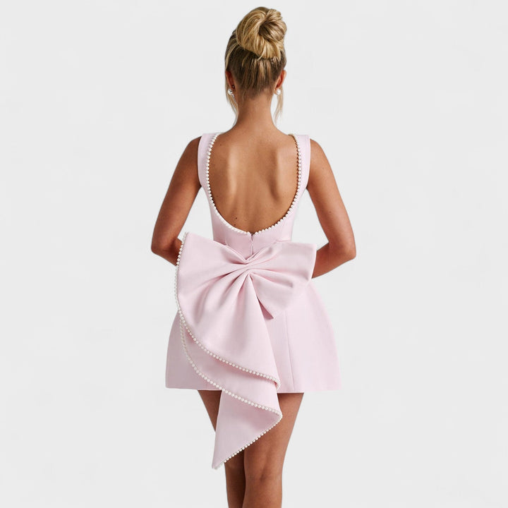 Mira - Beaded Mini Dress