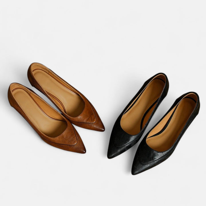 Amara Leather Heeled Shoes